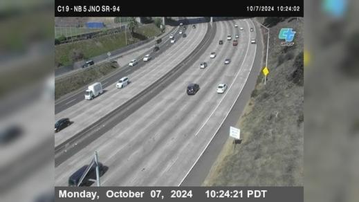 Traffic Cam Banker's Hill › North: C019) NB 5 : Just North Of SR-94