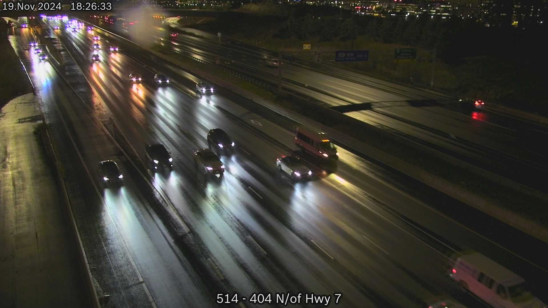 Traffic Cam Buttonville: Highway 404 North of Highway