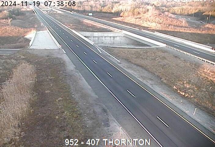 Traffic Cam Oshawa: 407 Near Thornton Road