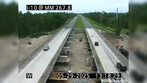 Traffic Cam Ellaville: I-10 W Suwannee River