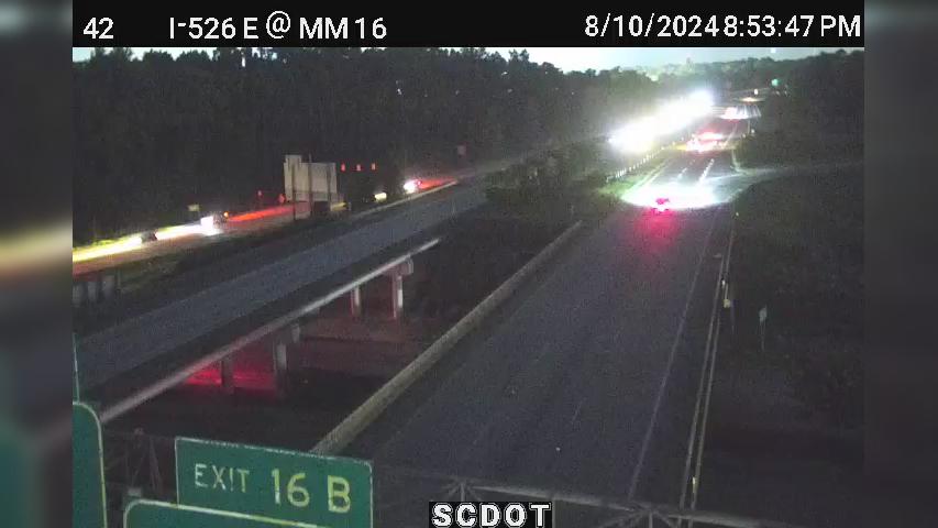 Traffic Cam North Charleston: I-526 E @ MM 16 (International Blvd)