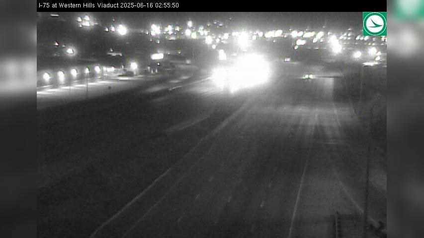 Traffic Cam Camp Washington: I-75 at Western Hills Viaduct