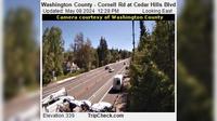 Beaverton: Washington County - Cornell Rd at Cedar Hills Blvd - El día