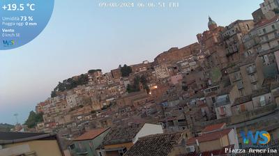 immagine della webcam nei dintorni di Villaggio Mosè: webcam Piazza Armerina