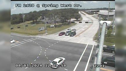 Traffic Cam Old Town Spring › East: FM 2920 @ Spring West Dr