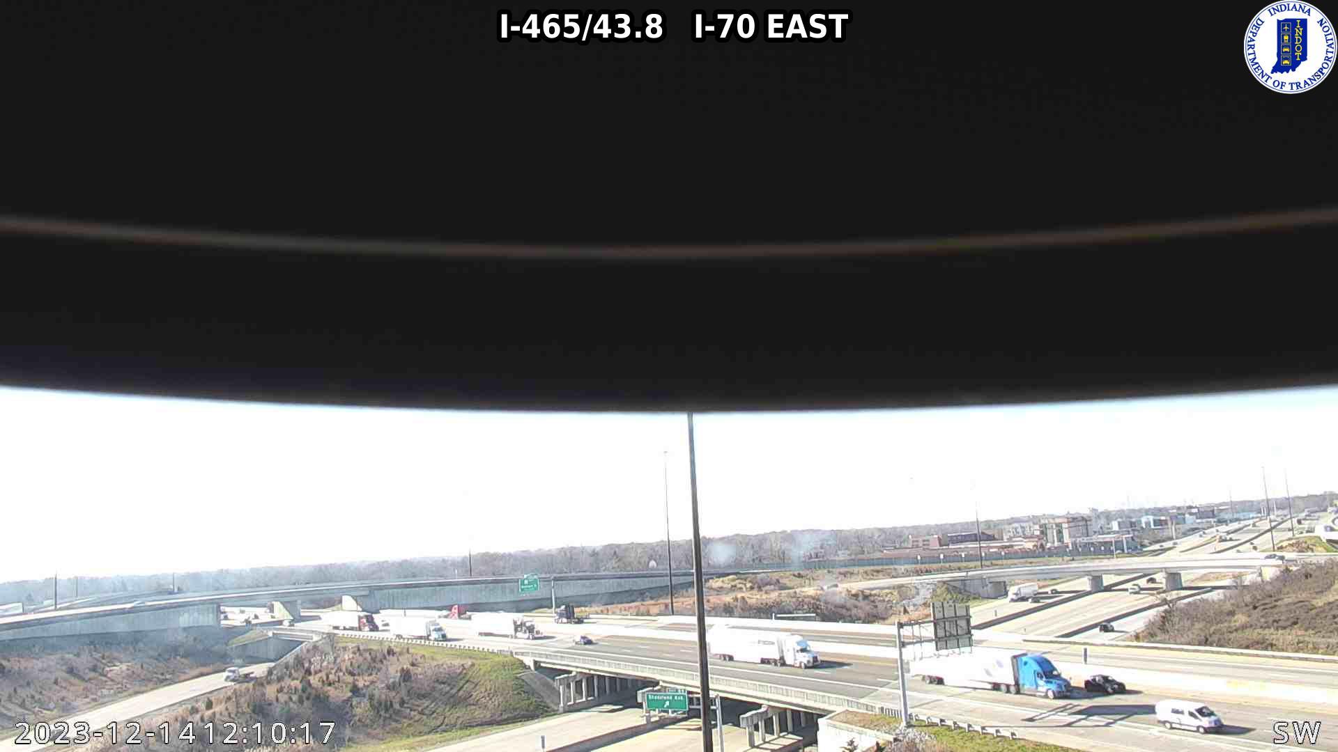 Traffic Cam Indianapolis › East: I-465: I-465/43.8 I-70 EAST