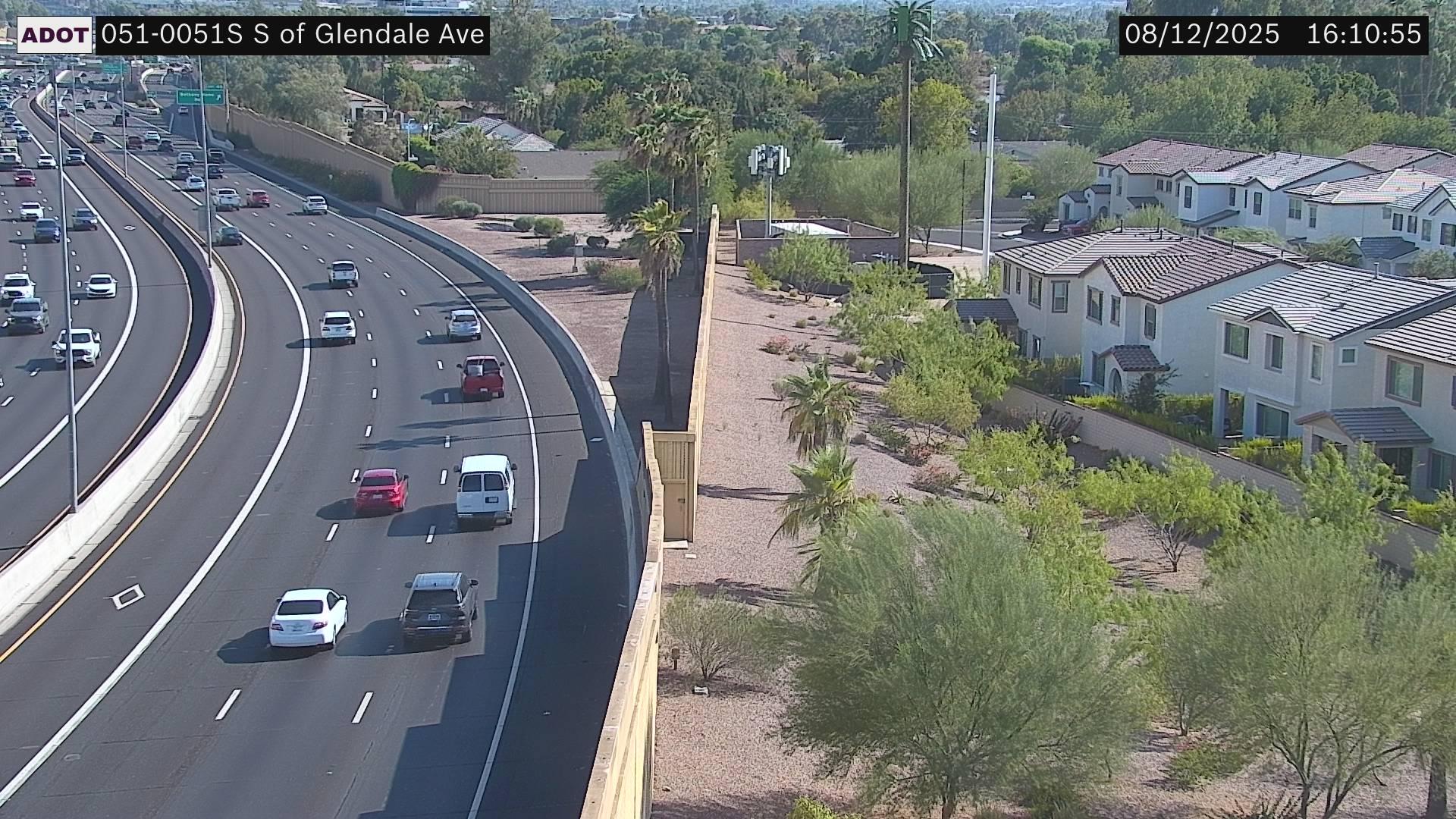 Traffic Cam Phoenix: SR 51 South of Glendale