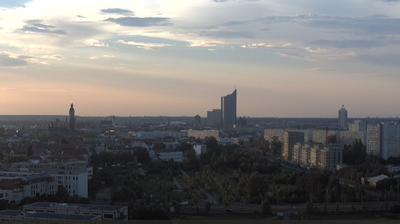 Leipzig: Blick von der MDR Zentrale