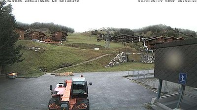 Grimentz: Départ du Télécabine