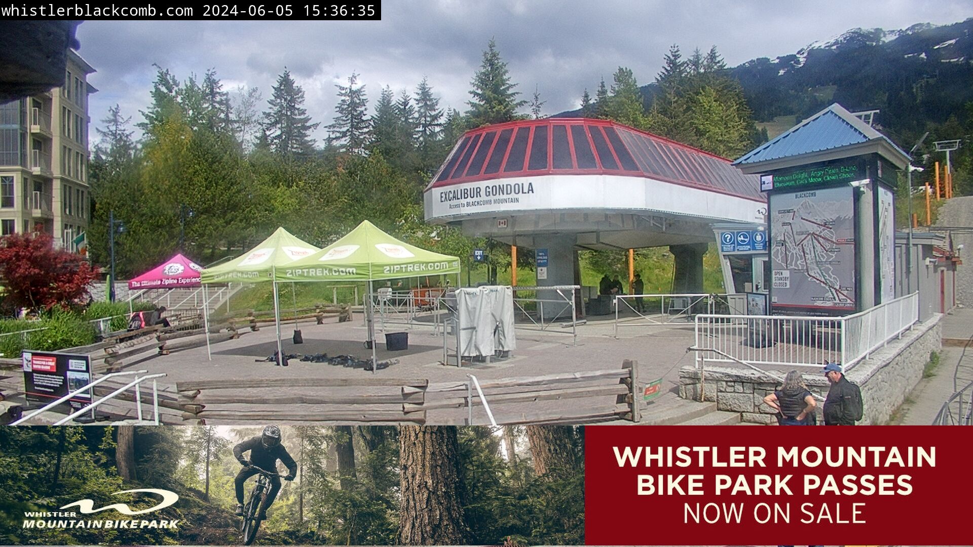 Traffic Cam Whistler Resort Municipality: Whistler, bike park