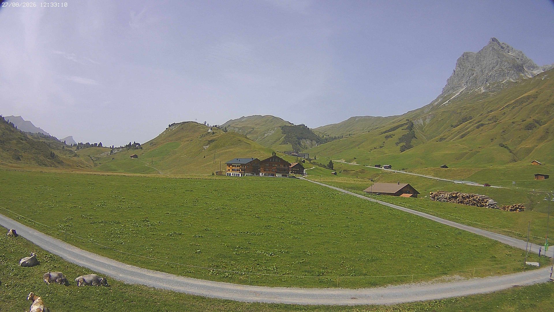 Traffic Cam Gemeinde Warth › West: Hochtannberg, AT: Hochtannbergpass