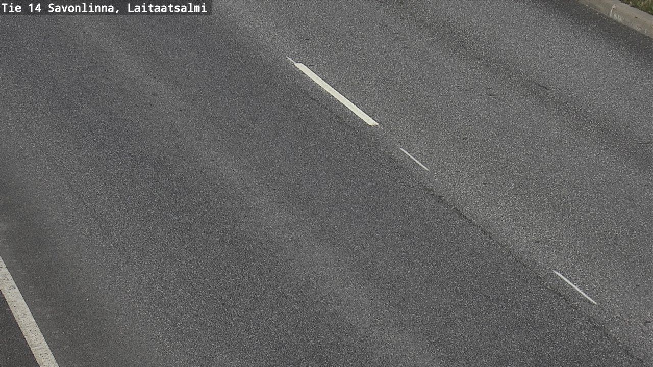 Traffic Cam Savonlinna: Tie14 - Laitaatsalmi - Tienpinta