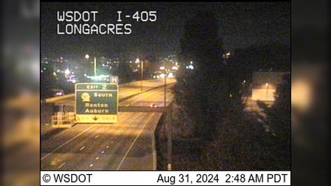 Traffic Cam Burien: I-405 at MP 1.4: Longacres Dr