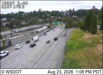 Traffic Cam Seattle: I-90 at MP 3.4: 21st Ave S