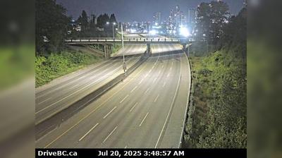 Burnaby › West: 40, Hwy 1 at Douglas Rd overpass, looking west