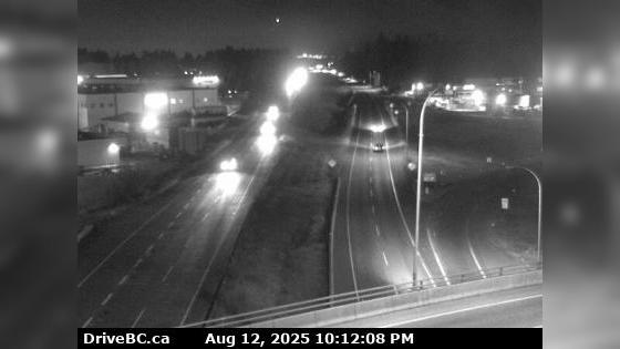 Traffic Cam Abbotsford › West: Hwy 1 at Clearbrook Rd, looking west