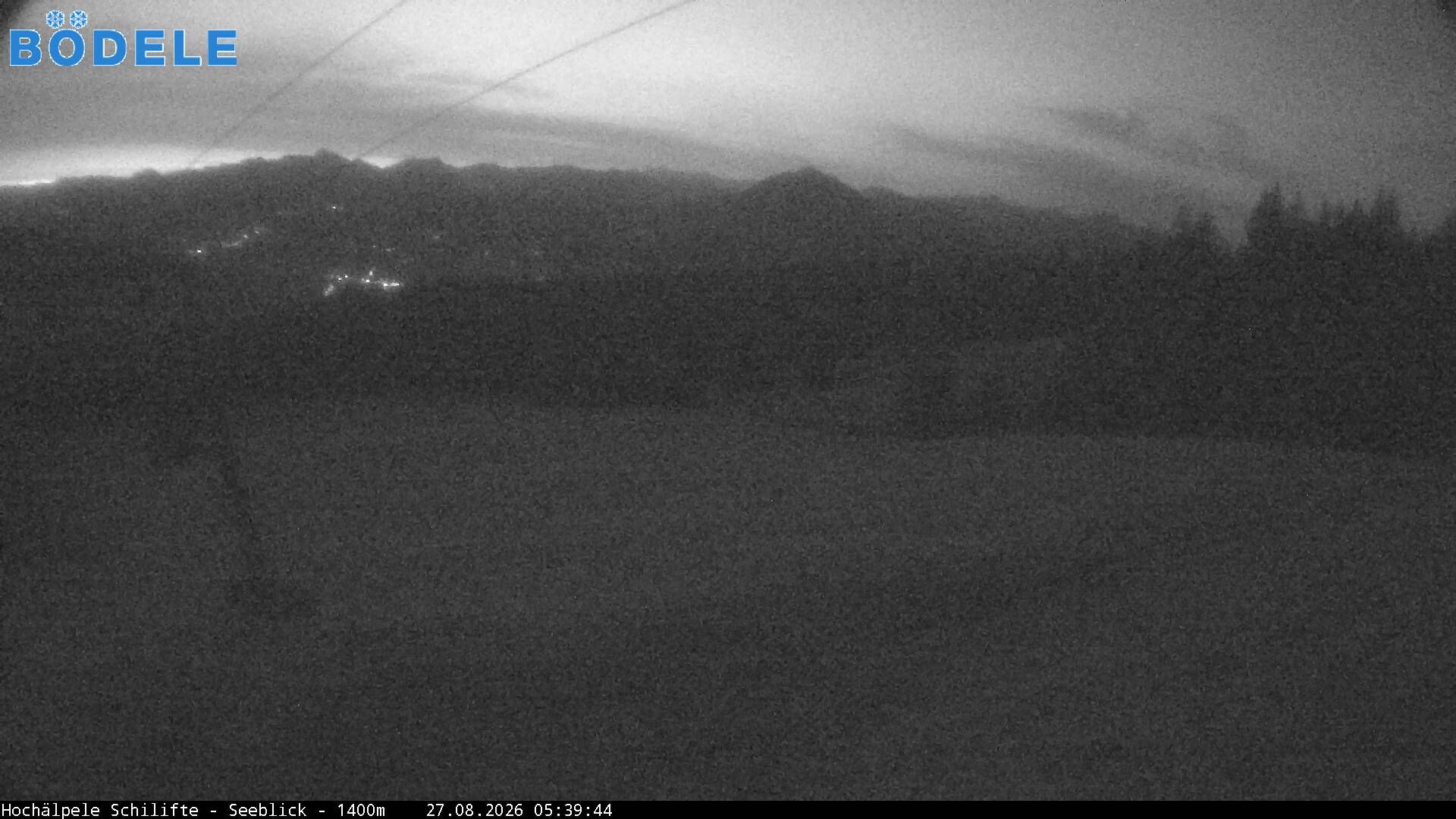 Traffic Cam Gemeinde Schwarzenberg › North-East: Bödele - Schwarzenberg