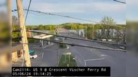 Town of Halfmoon › North: US 9 at Crescent Vischer Ferry Road - Actuelle