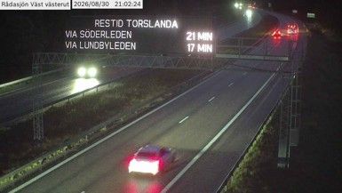 Traffic Cam Landvetter: Rådasjön Väst