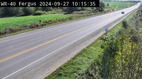 Traffic Cam Centre Wellington: Highway 6 near Side Rd