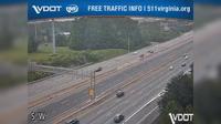 Newington: I-95 - MM 166 - NB - At Route 286 (Fairfax County Pkwy) - Current