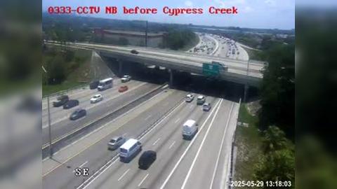 Traffic Cam Oakland Park: I-95 NB before Cypress Creek