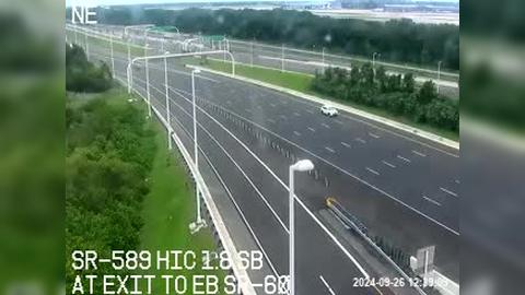 Traffic Cam Tampa: SR-589 at Exit to EB SR-60