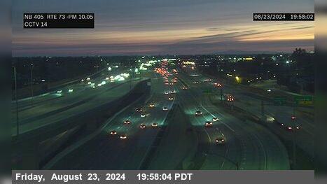 Traffic Cam Costa Mesa › North: I-405 : SR-73