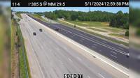 Cherokee Heights: I-385 S @ MM 29.5 - Day time