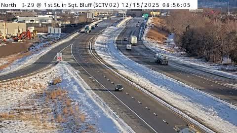 Traffic Cam Sergeant Bluff: SC - I-29 @ 1st St in