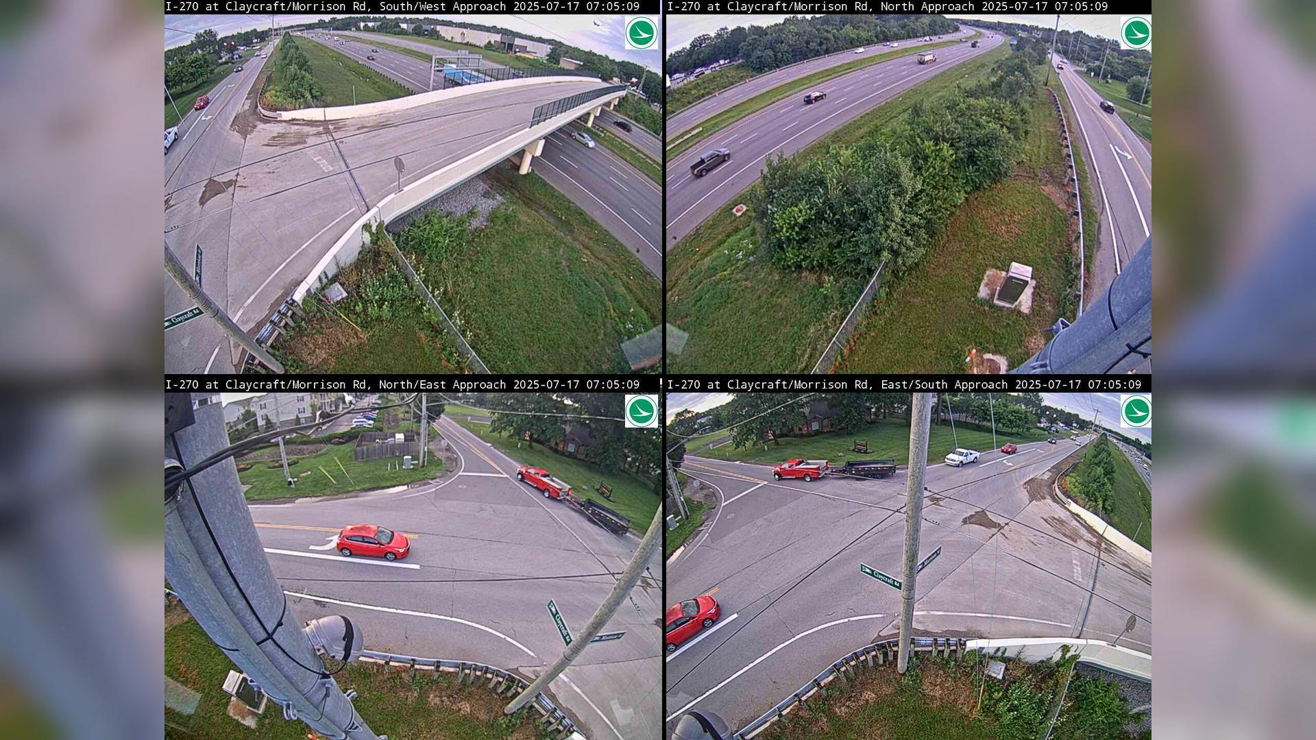 Gahanna Traffic: I-270 at Claycraft/Morrison Rd Webcam
