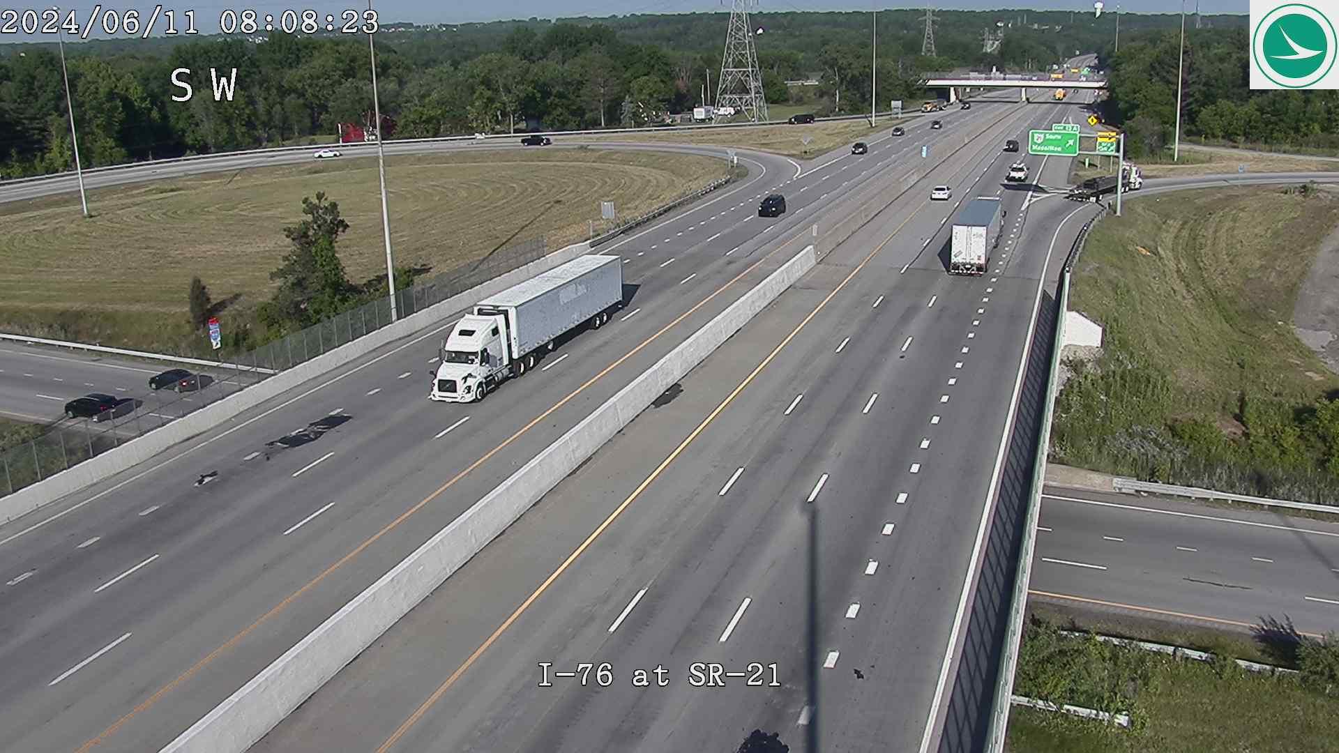 Traffic Cam Norton: I-76 at SR-21