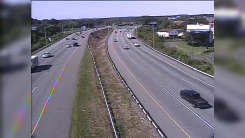 Traffic Cam Hartford › West: I-84 Exits 46 & 45 (Hamilton St)