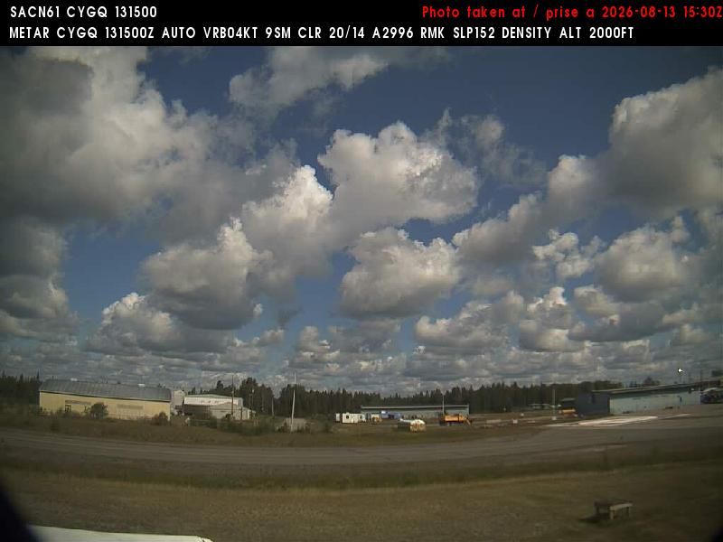 Traffic Cam Greenstone › North: Geraldton District Airport