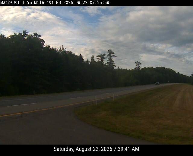 Traffic Cam Orono: I-95 Mile 191 NB