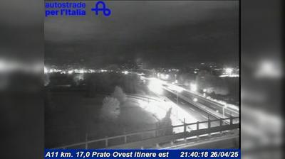 Preview delle webcam di Casale: A11 km. 17,0 Prato Ovest itinere est