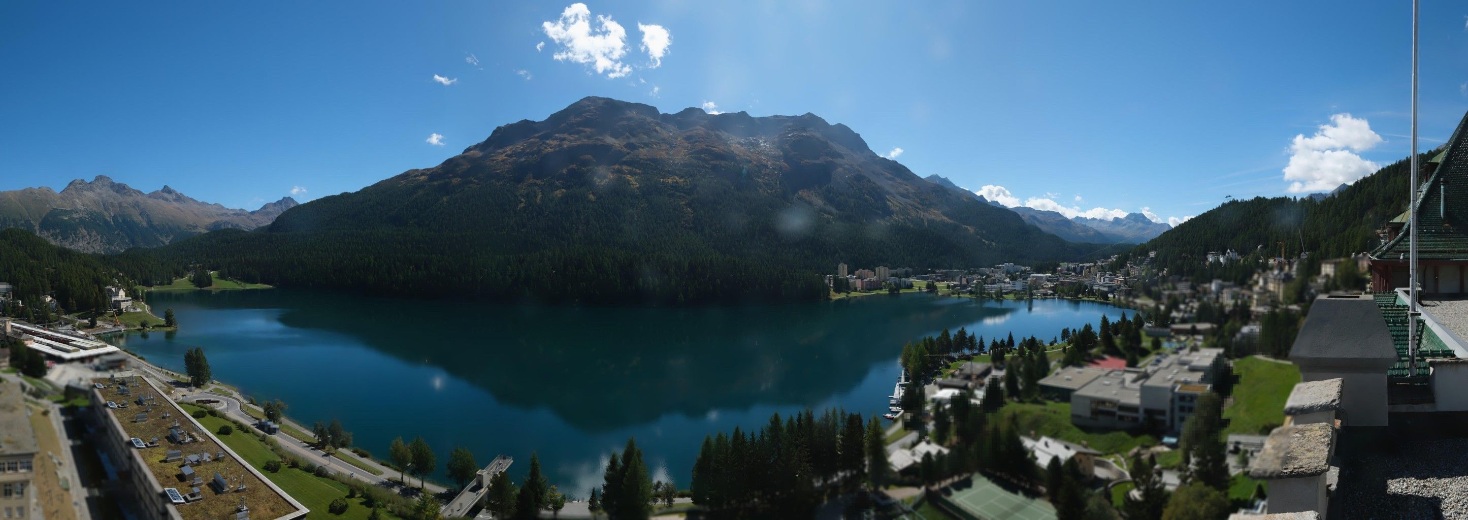 Sankt Moritz: Badrutt's Palace Hotel - Lake Saint Moritz - Piz Mezdi