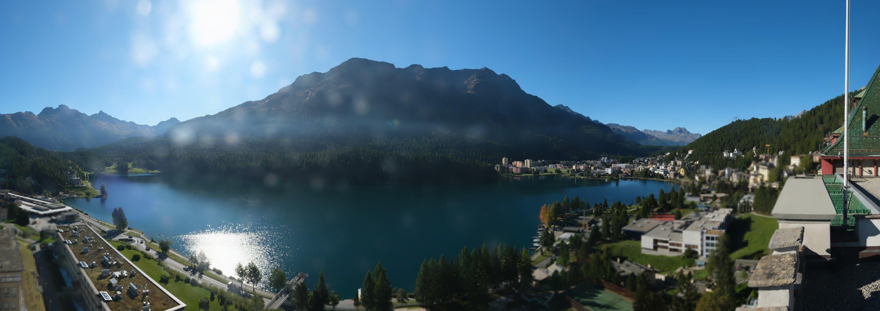 Sankt Moritz: Badrutt's Palace Hotel - Lake Saint Moritz - Piz Mezdi