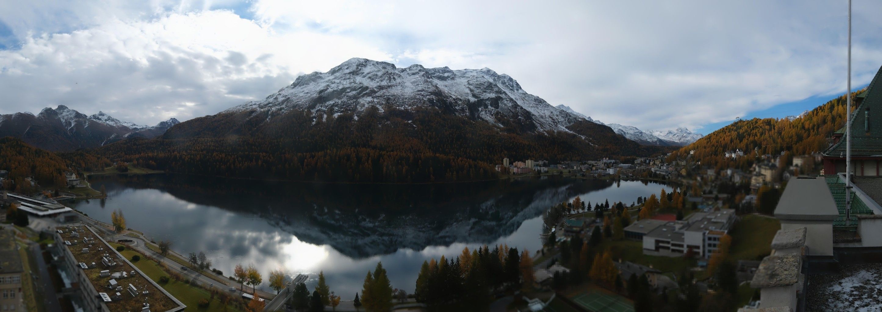 Sankt Moritz: Badrutt's Palace Hotel - Lake Saint Moritz - Piz Mezdi