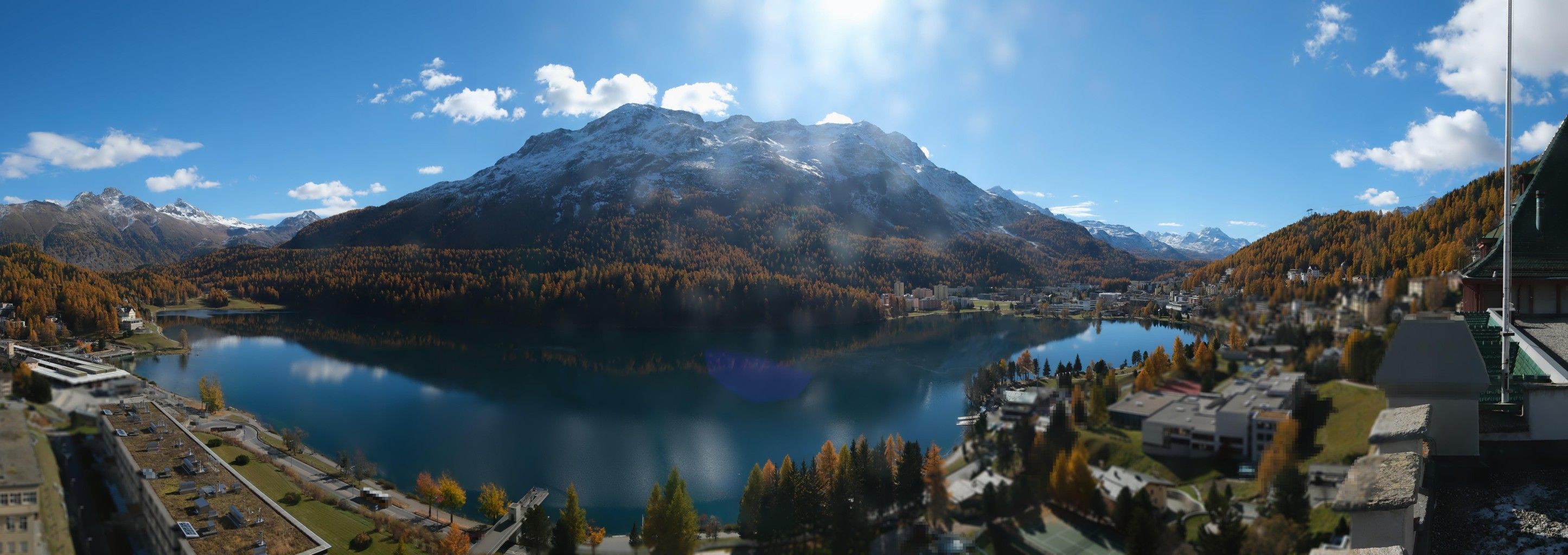 Sankt Moritz: Badrutt's Palace Hotel - Lake Saint Moritz - Piz Mezdi
