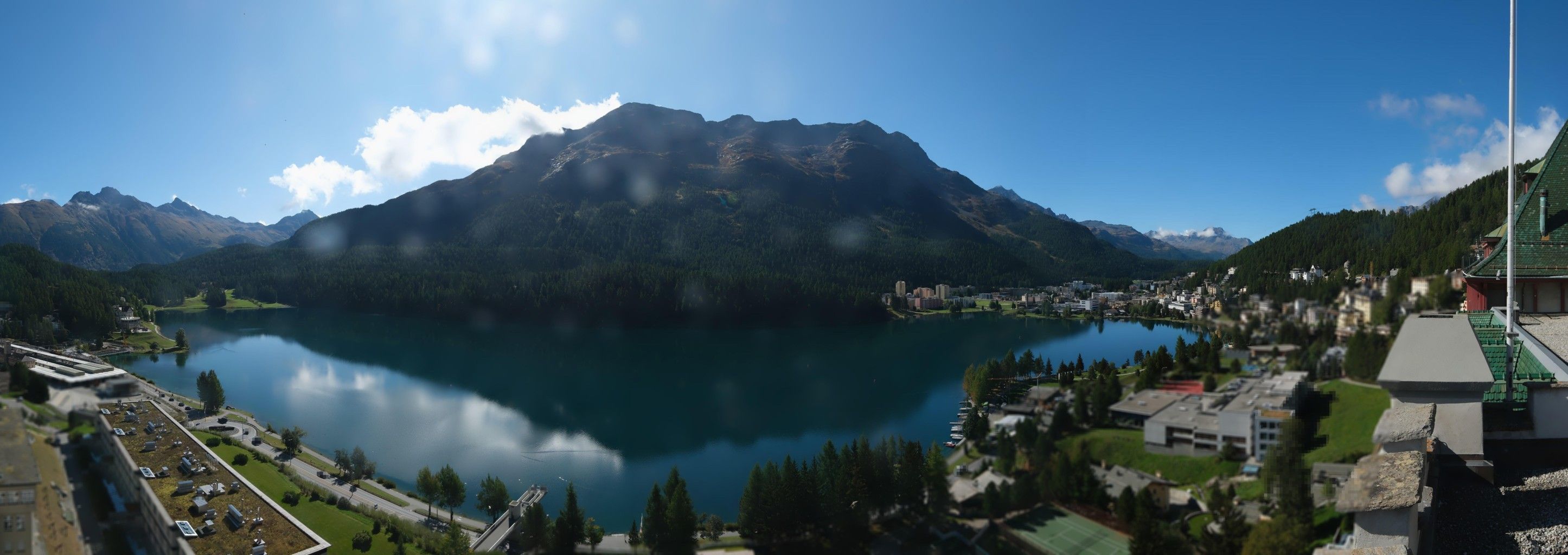 Sankt Moritz: Badrutt's Palace Hotel - Lake Saint Moritz - Piz Mezdi
