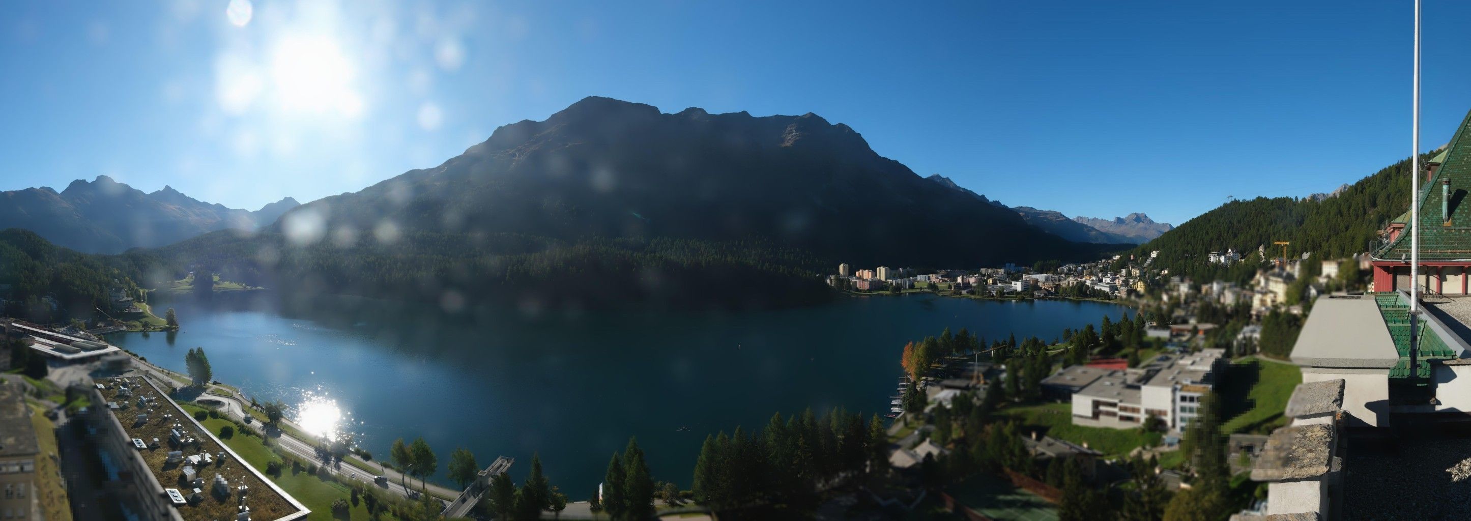 Sankt Moritz: Badrutt's Palace Hotel - Lake Saint Moritz - Piz Mezdi
