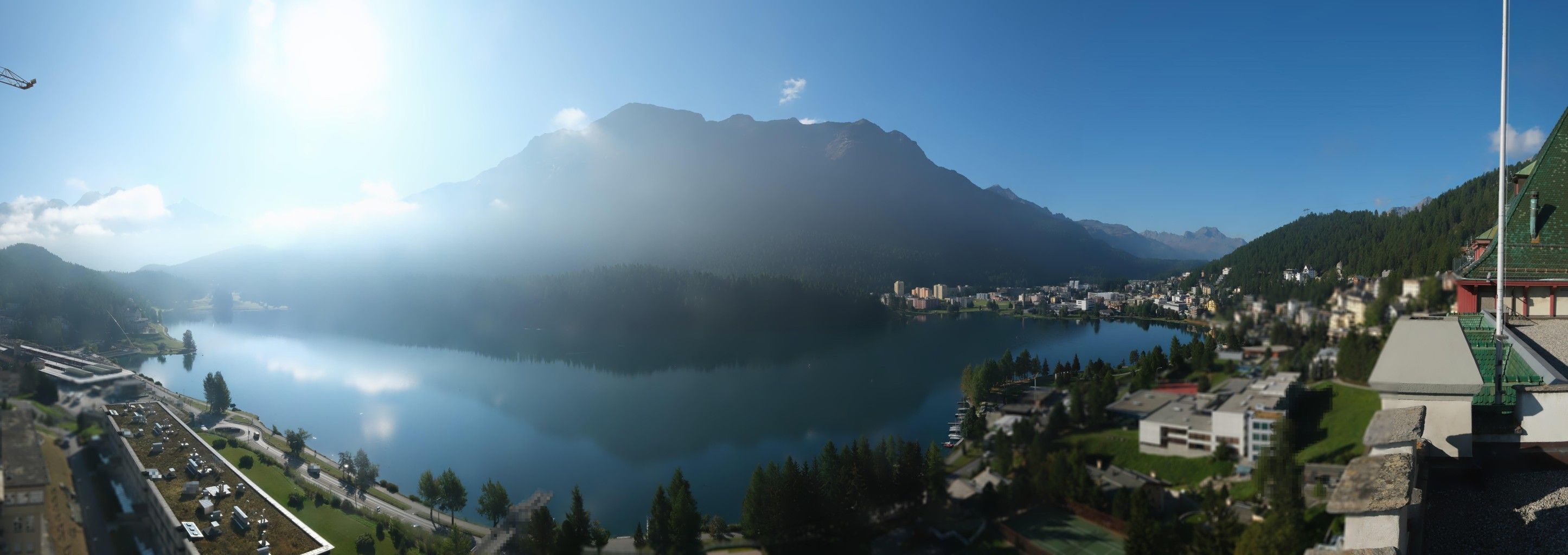 Sankt Moritz: Badrutt's Palace Hotel - Lake Saint Moritz - Piz Mezdi