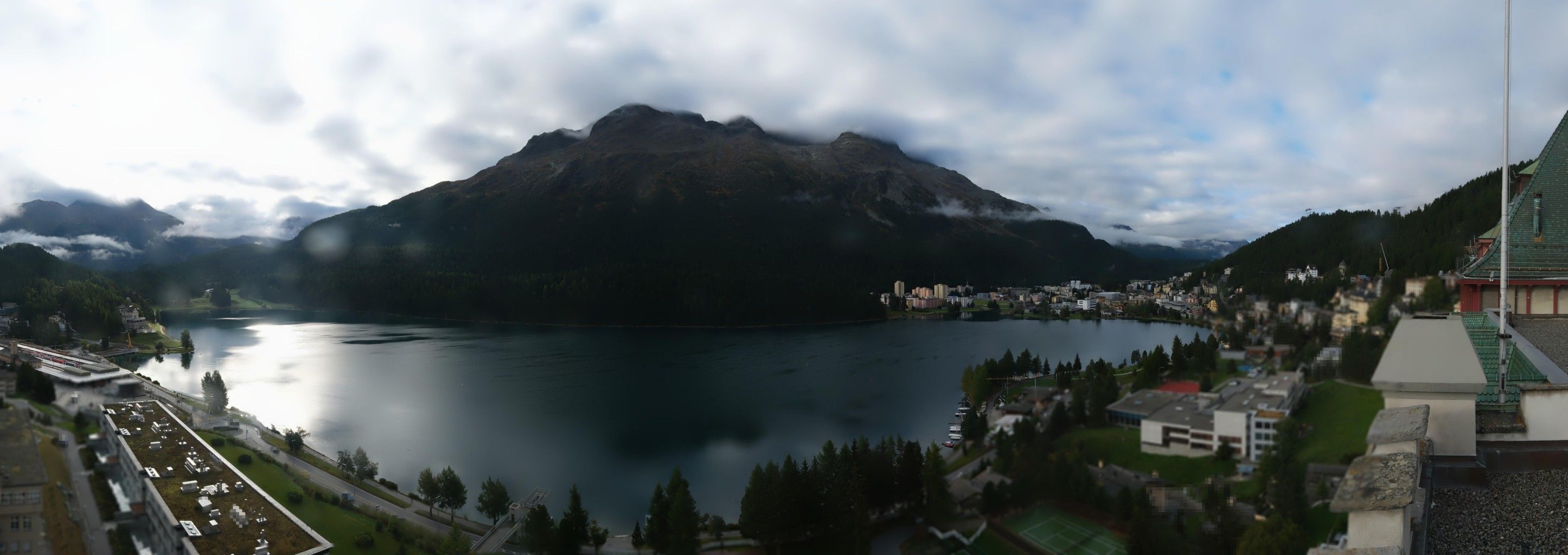 Sankt Moritz: Badrutt's Palace Hotel - Lake Saint Moritz - Piz Mezdi