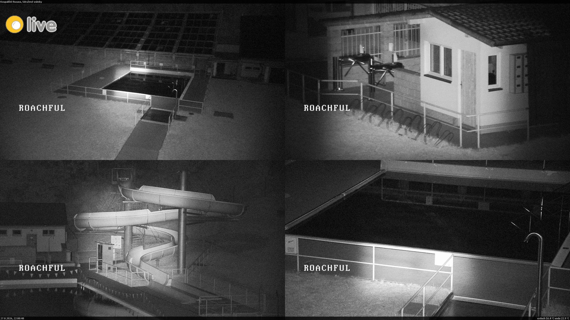 Traffic Cam Rusava: Swimming pool