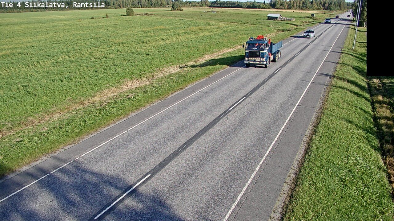 Traffic Cam Rantsila: Tie 4 Siikalatva - Jyväskylään