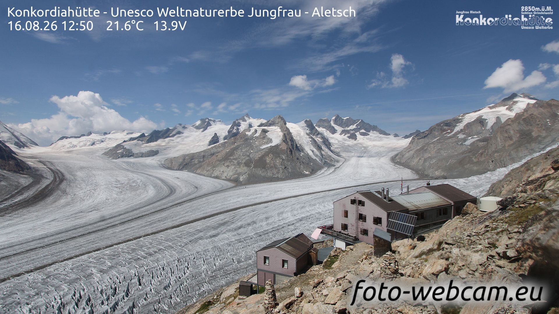 Fieschertal: Konkordiahütte - Trugberg - Gletscherhorn - Jungfraujoch - Hollandiahütte SAC - Ebnefluh - Jungfrau - Jungfrau Region