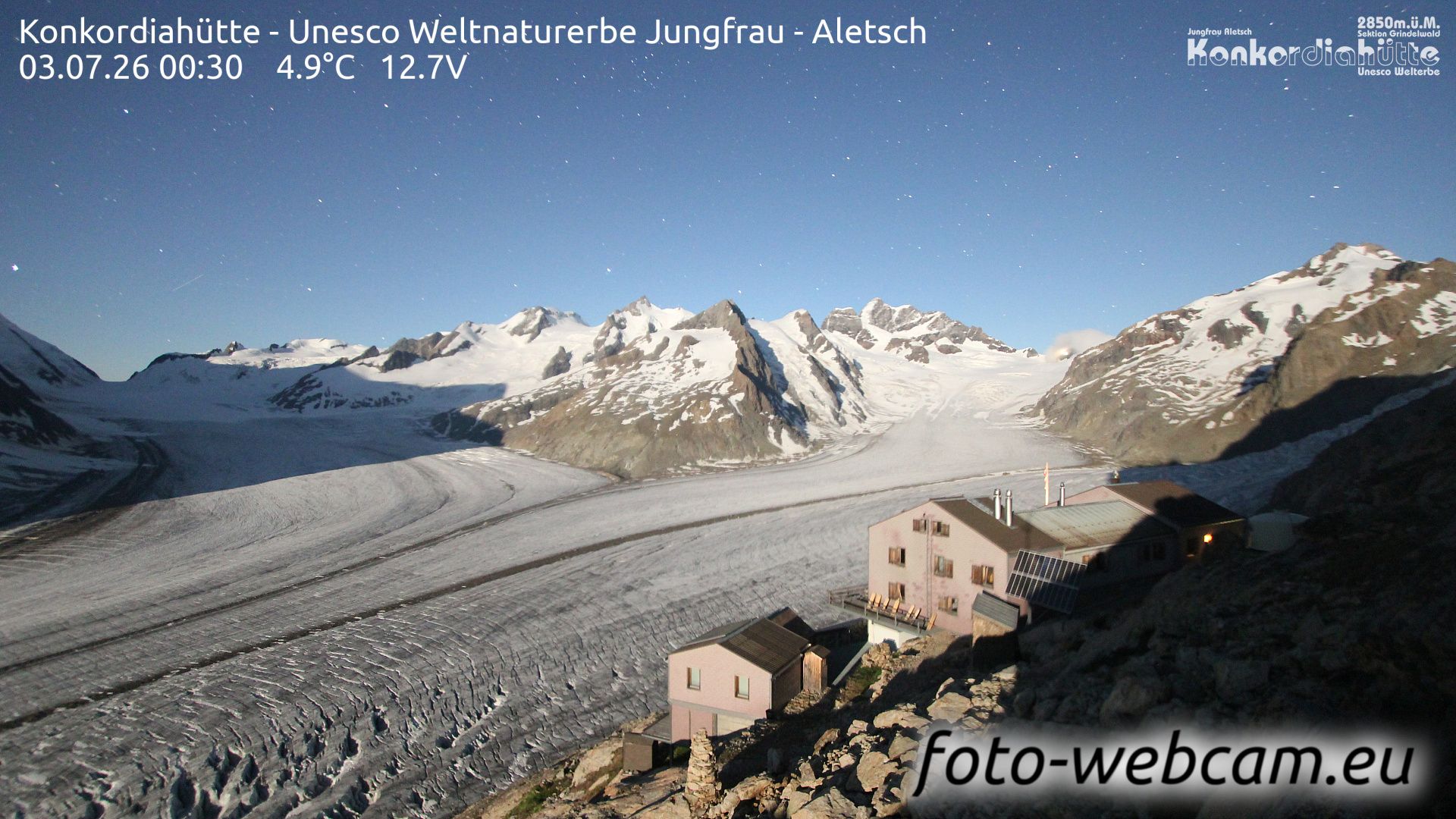 Fieschertal: Konkordiahütte - Trugberg - Gletscherhorn - Jungfraujoch - Hollandiahütte SAC - Ebnefluh - Jungfrau - Jungfrau Region