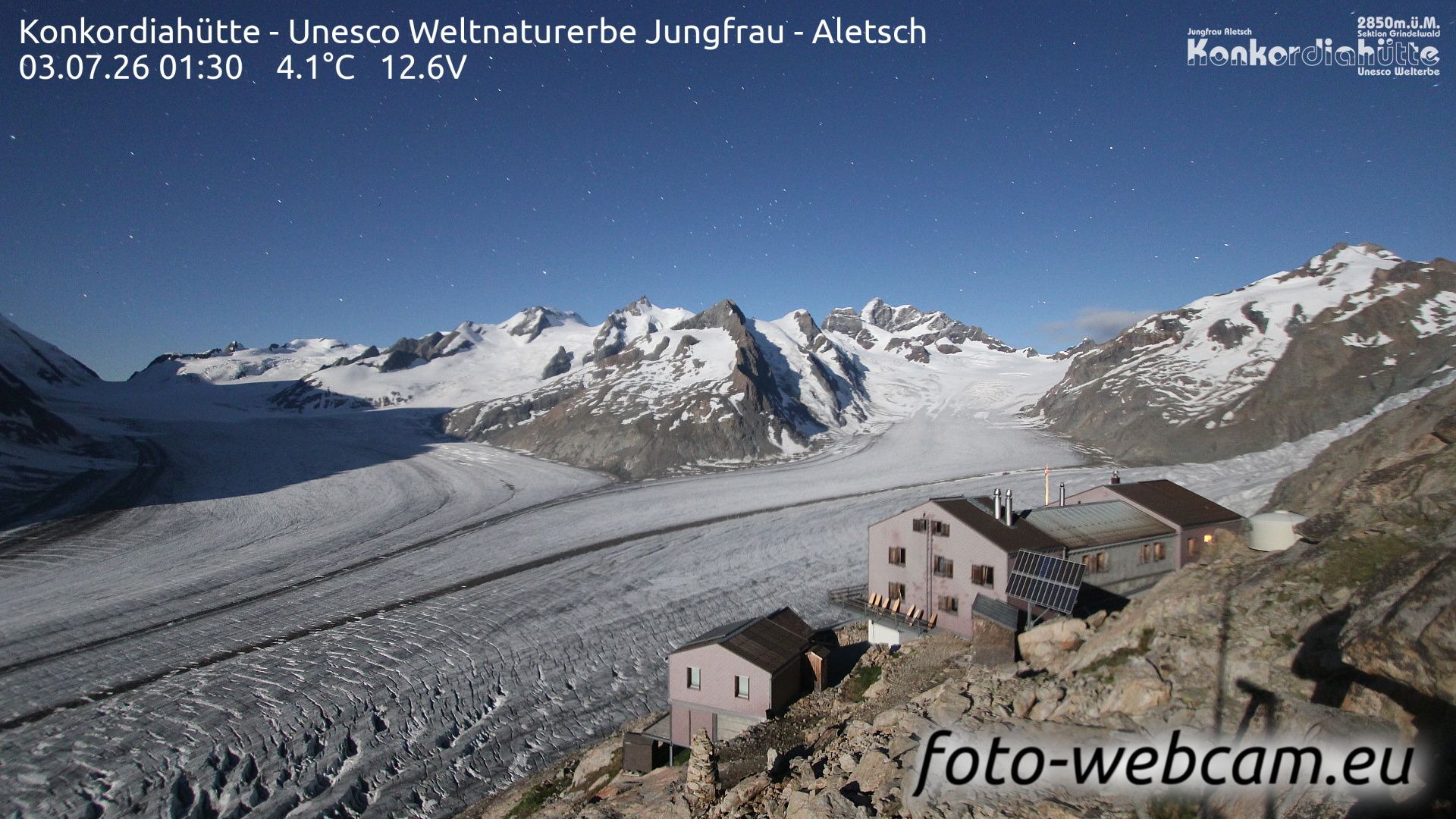 Fieschertal: Konkordiahütte - Trugberg - Gletscherhorn - Jungfraujoch - Hollandiahütte SAC - Ebnefluh - Jungfrau - Jungfrau Region