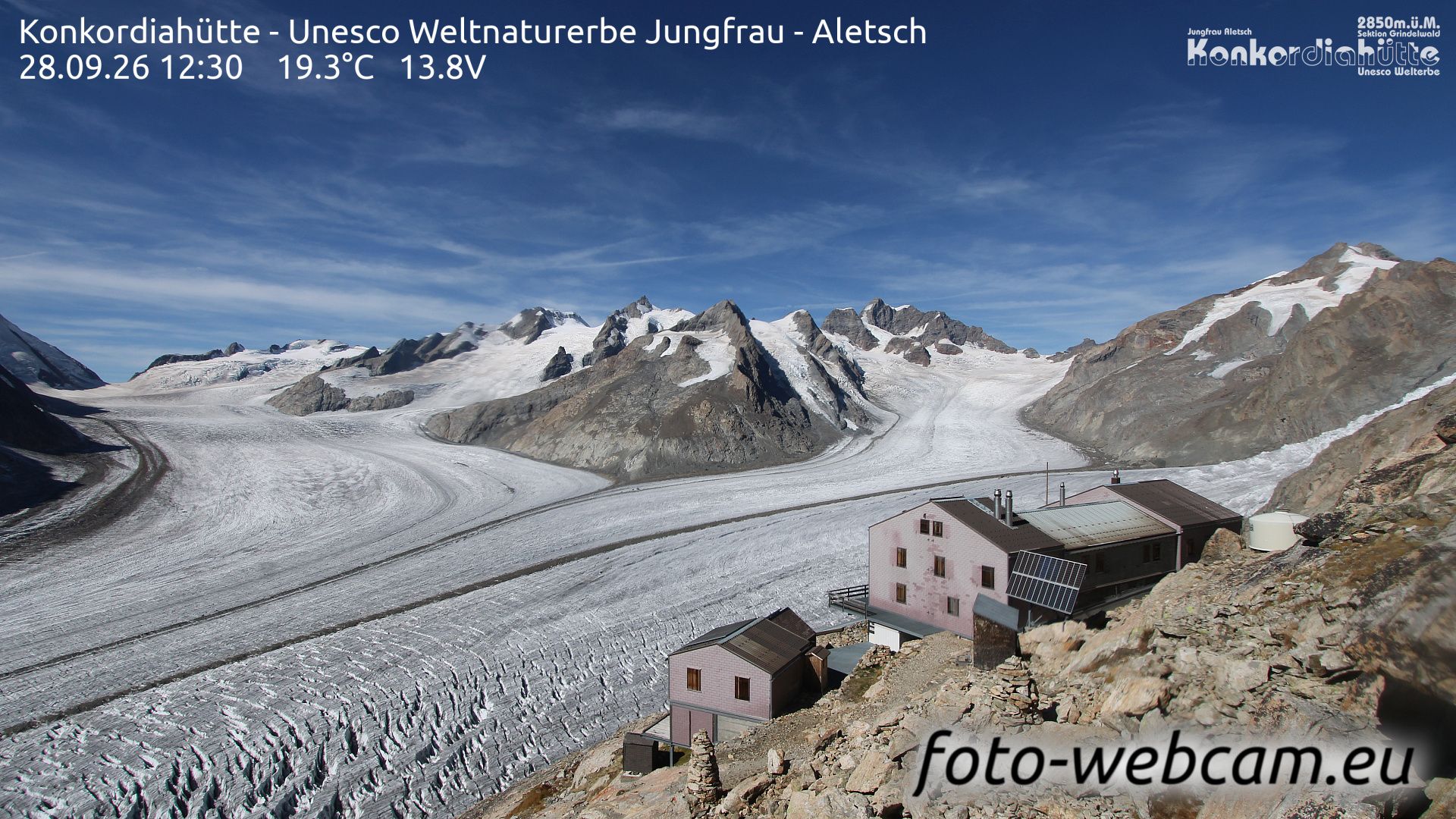 Fieschertal: Konkordiahütte - Trugberg - Gletscherhorn - Jungfraujoch - Hollandiahütte SAC - Ebnefluh - Jungfrau - Jungfrau Region